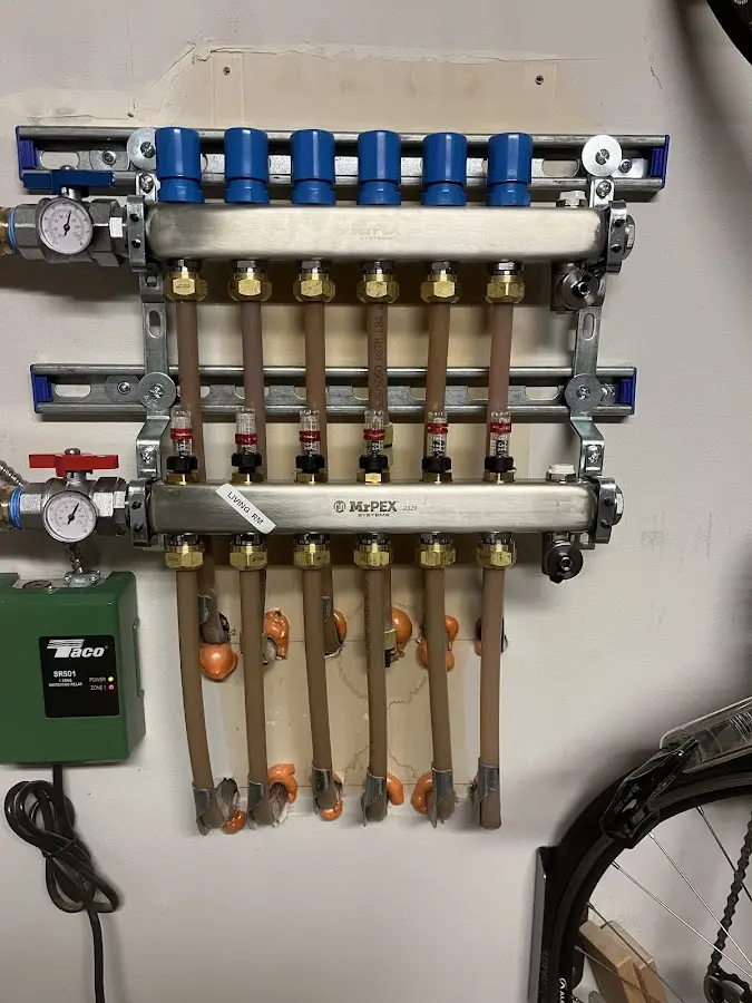 Plumber performing Gas Leak Detection at a residential property in Bristol